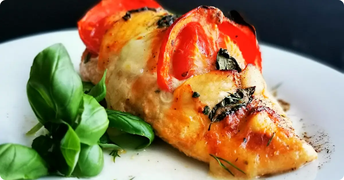 Chicken and tomato dish at Ideas for Meals About Us page