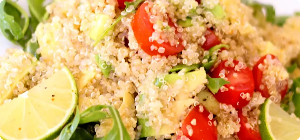 Easy packed lunches for adults: Caprese Salad with Quinoa
