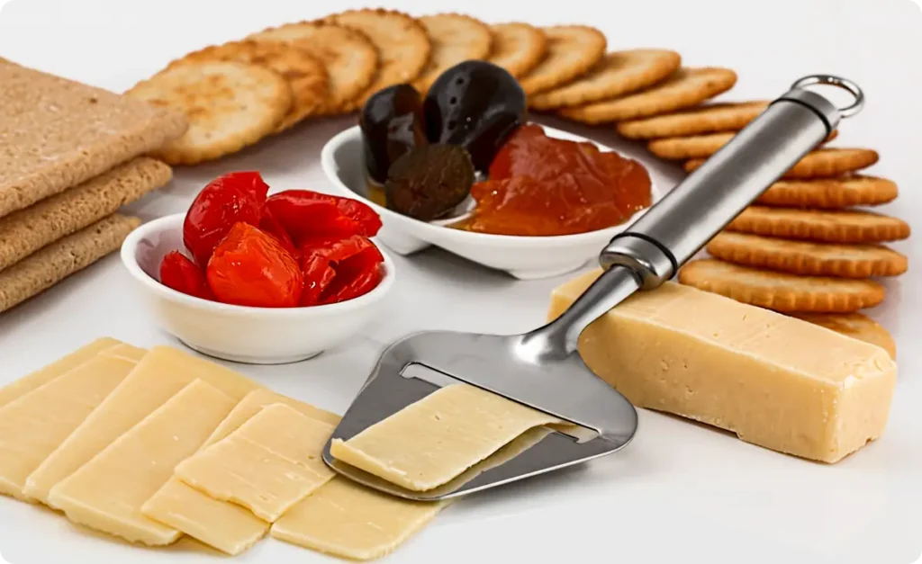 Finger food for party: Cheese and Cracker Platter