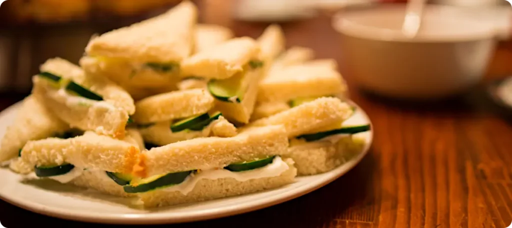 Lunch ideas for picky eaters: Cream Cheese & Cucumber Sandwiches