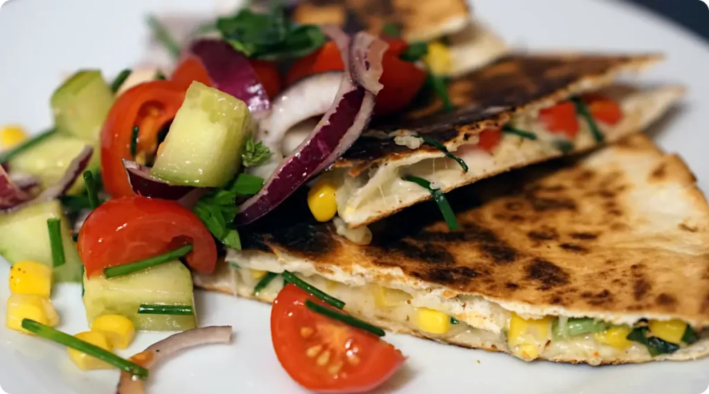 Lunch ideas for kids: Veggie and Cheese Quesadilla